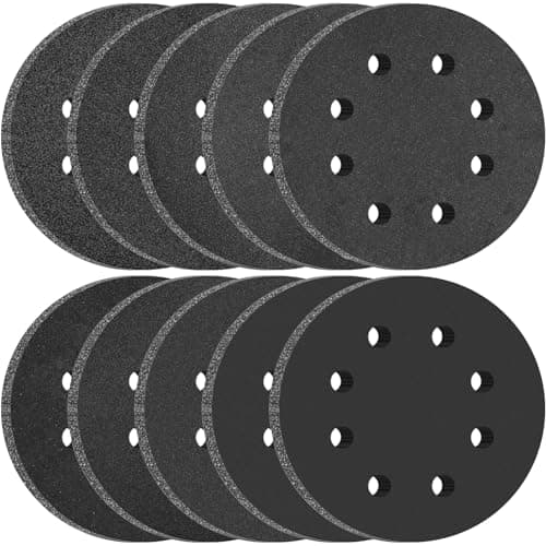 Image of KONGMING 100 PCS 125mm Wet Dry Sanding Discs 8 Hole Grit 80 120 180 240 320 400 600 800 1000 2000 Hook and Loop Silicon Carbide Sandpaper for Random Orbital Sander
