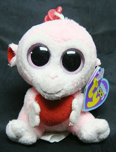 Image of TY Julep the Monkey Beanie Boos Key Clip - Plush Soft Toy Keyring