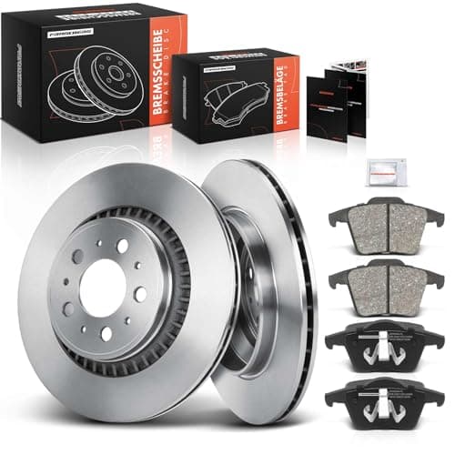 Image of Frankberg Brake Kit incl. 2x Brake Disc + 4x Brake Pad Rear Compatible with XC90 I 275 2002-2014 Replace# 274330