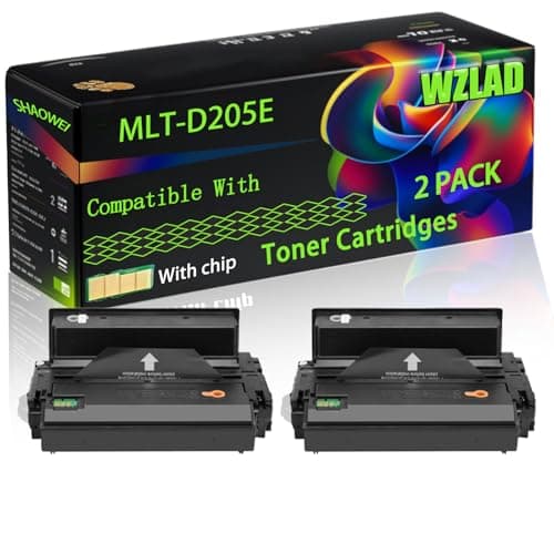 Image of MLT-D205E Compatible for Samsung Toner Cartridges with Chip ML-3310D ML-3710ND ML-3712DW ML-3712ND SCX-5637FR Printers (2-Pack Black)