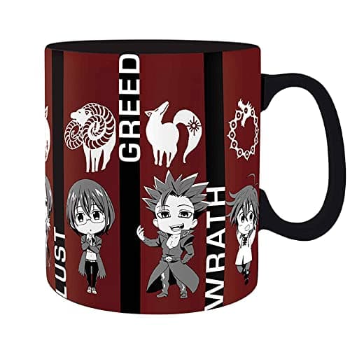 Image of ABYSTYLE Seven Deadly Sins Chibi Sins Large Mug