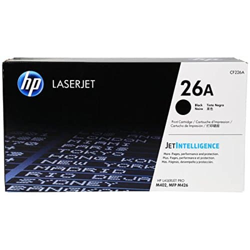 Image of HP 26A toner LaserJet noir authentique