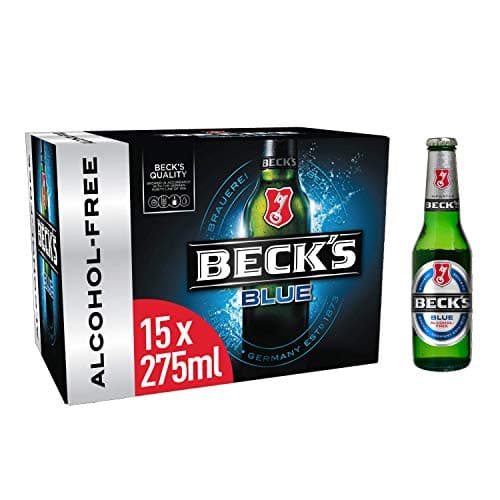 Image of Beck's Blue 0% Alcohol Free German Lager Beer Bottle, 15x275ml
