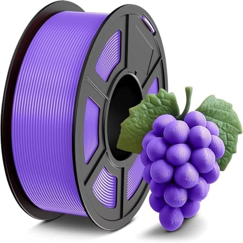 Image of TECBEARS PETG Filament 1.75mm Purple 1KG, High Strength & Toughness 3D Printer Filament, Good Layer Adhesion PETG 1kg Spool, Dimensional Accuracy +/-0.02mm, Fits Most FDM 3D Printers