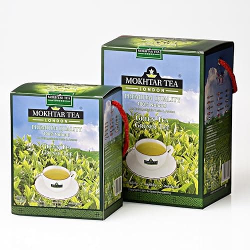 Image of Mokhtar Tea London | Green Tea | Premium Quality | Loose Leaf | 500 gram | 100% Natural