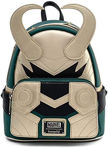 Image of Loungefly Loki Loki Women Mini Backpacks Multicolour, Faux Leather,