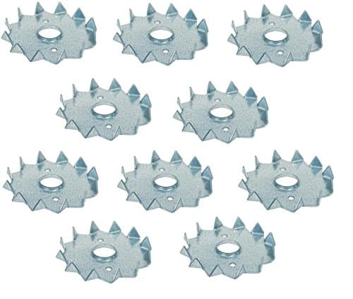 Image of City Deco Centre TIMBER CONNECTOR BZP (Pack of 10) (SINGLE SIDED 50mm)