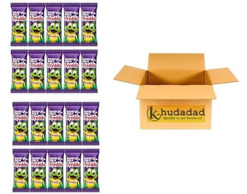 Image of Dairy Milk Chocolate Bars 18g | Freddo Frog Milk Chocolate Bars | Bulk Chocolate Treats | Party Bag Fillers, Gifts & Snacks (20x Cad DM Freddo Bars 18g)