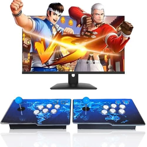 Image of 2025 Upgraded Arcade Console, Pandora Box, WiFi Download Games,Built in 36,800 Games,PSP/DC/N64 Simulators,3D Game, 4K HDMI Output, Suitable for TV/PC/Projector, 256GB TF Card (Split)