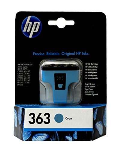 Image of HP C8771EE 363 Original Ink Cartridge, Cyan, Single Pack