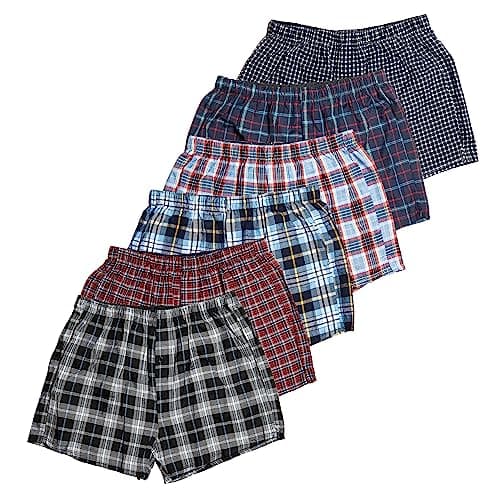 Image of Bonjour Mens 6 pack Woven Boxer Shorts (3XL) Assorted