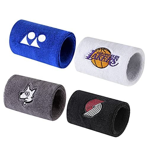 Image of Custom Wrist Sweatband,Custom Embroidered Logo Wristband,Sports Gift for Man, Woman and Kids, Absorbent Sweatbands for Tennis,Basketball,Volleyball,Rugby， Gym,Working Out