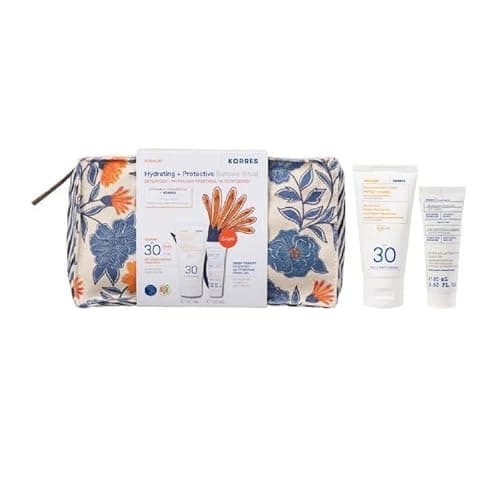 Image of Korres Yoghurt Sunscreen Face Cream SPF 30 50ml + Greek Yoghurt Probiotic Gel-Cream 20ml