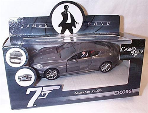 Image of Corgi james bond 007 aston martin DBS grey car 1:36 scale diecast model