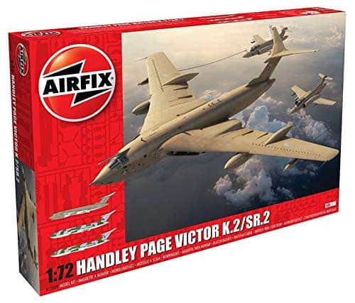 Image of Airfix Standard Model Set - A12009 Handley Page Victor K.2/SR.2 Model Building Kit - Plastic Aircraft Kits for Adults & Children 8+, Includes 258 Pieces - 1:72 Scale