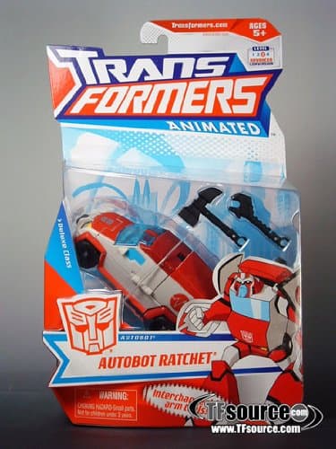 Image of Transformers Animated Deluxe Figure Autobot Ratchet