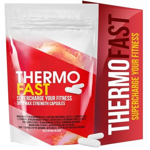 Image of Thermo Fast Fat Burners Capsules for Men and Women | Weight Management and Energy Support Pills | Weight Loss Pills that Work Fast - 30 Count Made in UK