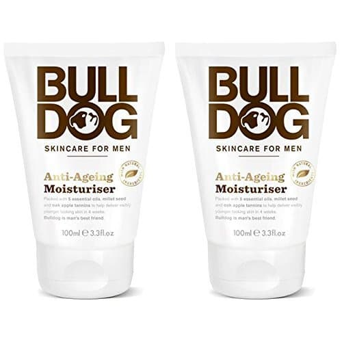 Image of Bulldog Anti-Ageing Moisturiser 100ml - 2 Pack