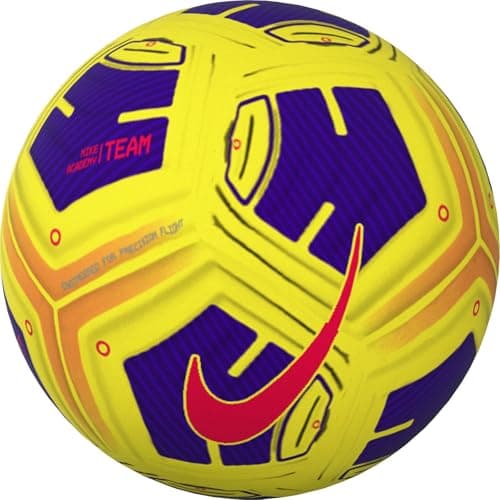 Image of Nike FZ7540-710 NK ACADEMY - TEAM - FA24 Recreational soccer ball Unisex YELLOW/VIOLET/BRIGHT CRIMSON Size 5