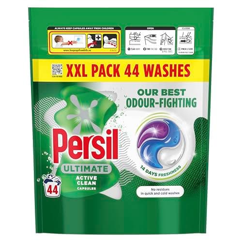 Image of Persil Ultimate Active Clean Washing Capsules our best odour-fighting for 14 days of freshness 44 washes
