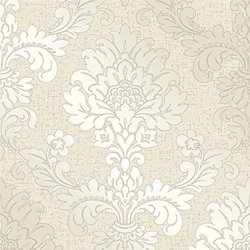 Image of Fine Décor FD41970 Quartz Damask Wallpaper, Gold