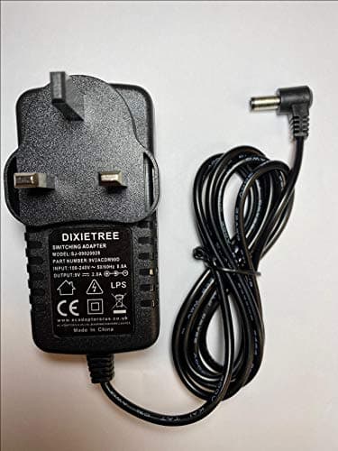 Image of DKN AM-E Exercise Bike Charging Adapter 9V 2A AC-DC Adapter Power Supply with 1 Year Warranty and UK Plug