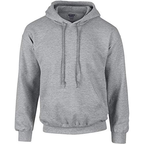 Image of Gildan Heavyweight DryBlend Adult Unisex Hooded Sweatshirt Top / Hoodie (13 Colours) (M) (Sport Grey)
