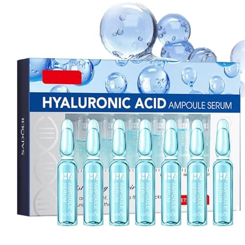 Image of Hyaluronic Acid Microneedling Serum, Hyaluronic Acid Serum For Face, Hydrating Face Se-rum For Women & Men, Anti Aging & Smooth Wrinkle, Skincare For All Skin Type 7x2ml Ampoules