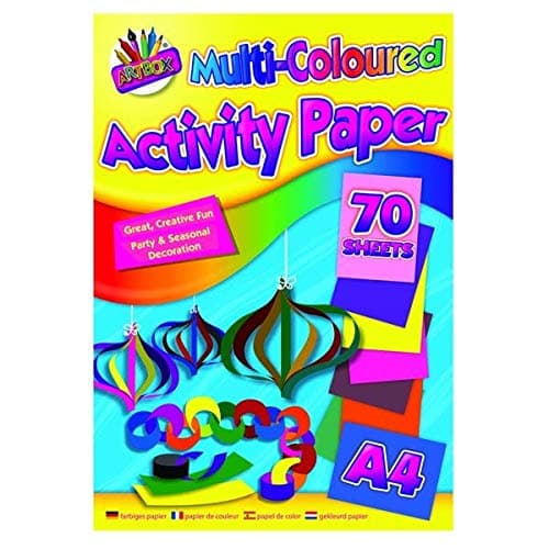 Image of Art Box Activity Paper Pad A4 Assorted (Pack of 12) TAL06872 FINCHLEY Pen Free