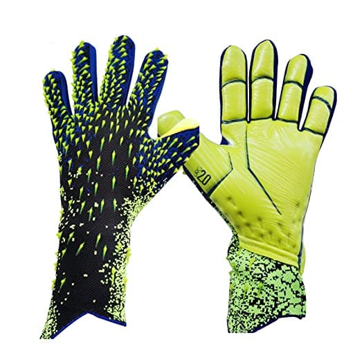 Image of FASECKS Football Goalkeeper Gloves For Boys kids children adult Soccer goalkeeper kit Size 6/7/8/9/10 (Size 6, Green)