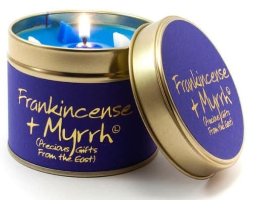 Image of Lily Flame Scented Candle in a Presentation Tin - Frankincense & Myrrh