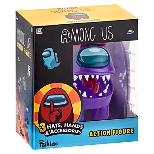 Image of Among Us Collectible Action Figure Series 1 With Accessories - Purple
