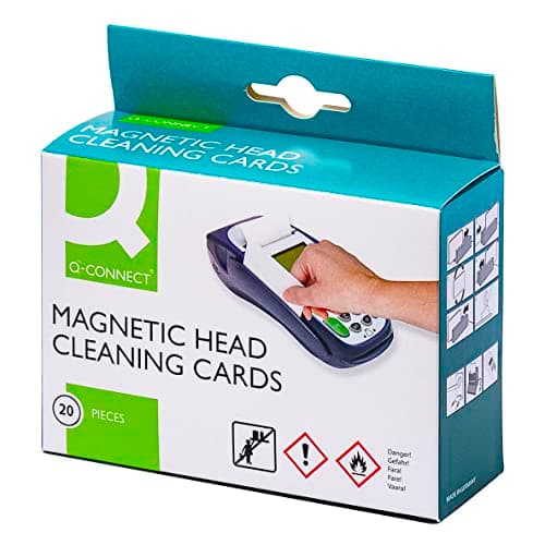 Image of Q-CONNECT Cleaning Card for Card Reader (Pack of 20)