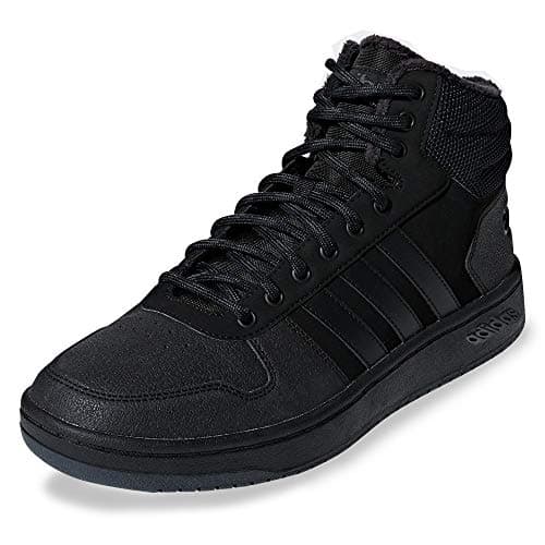 Image of adidas Hoops 2.0 Mid, Men's Fitness Shoes, Black (Negbás/Negbás/Carbon 000), 9.5 UK (44 EU)