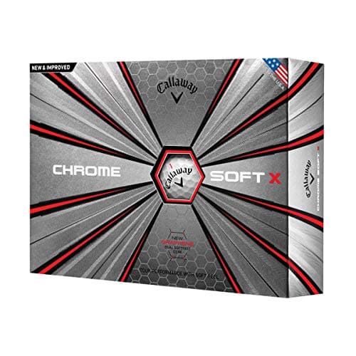 Image of Callaway Unisex Adult Chrome Soft X Golf Balls - White N/A