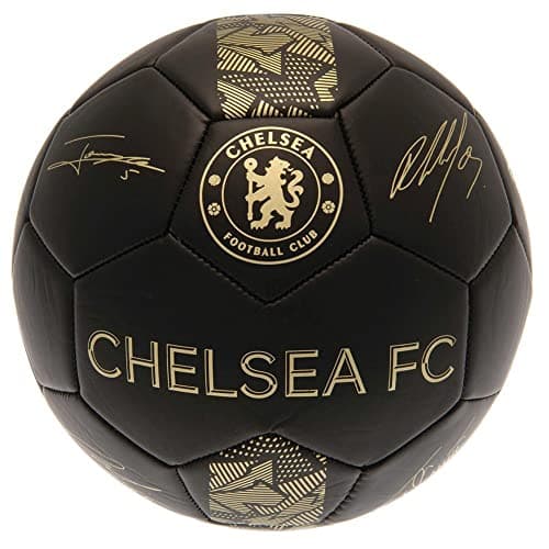 Image of Chelsea F.C. Size 5 Phantom Football, Black