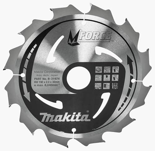 Image of Makita B-31974 MForce Saw Blade 190x30x12T
