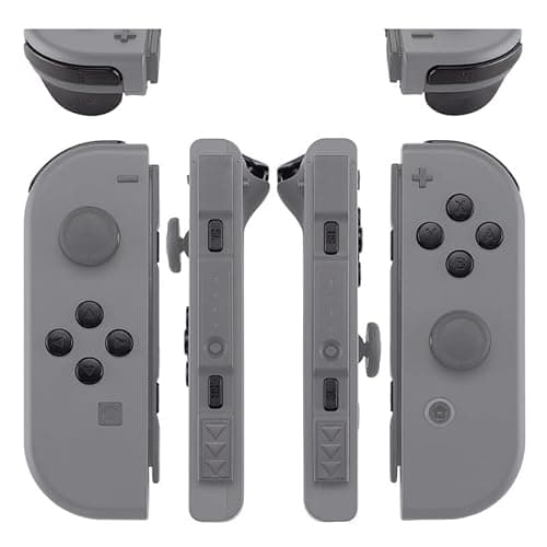 Image of eXtremeRate Black Replacement ABXY Direction Keys SR SL L R ZR ZL Trigger Buttons Springs, Full Set Buttons Repair Kits with Tools for Nintendo Switch Joycon & Switch OLED Joy con