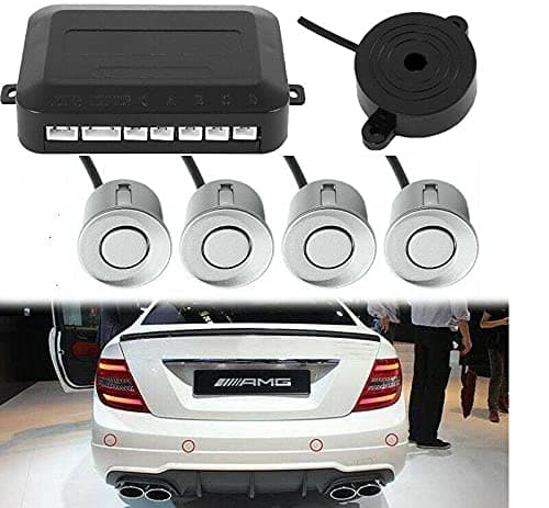 Image of Multibao Parking Sensor Car Reversing Sensors Backup Radar System Buzzer Alarm with 4 Sensors - Silver