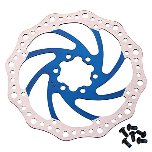 Image of Bynccea 140mm 160mm 180mm 203mm Bike Disc Brake Rotor with 6 Bolts Fit for Road Mountain Bike BMX MTB