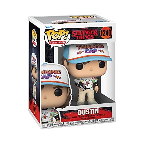Image of Funko POP! TV: Stranger Things - Dustin Henderson - Collectable Vinyl Figure - Gift Idea - Official Merchandise - Toys for Kids & Adults - TV Fans - Model Figure for Collectors and Display