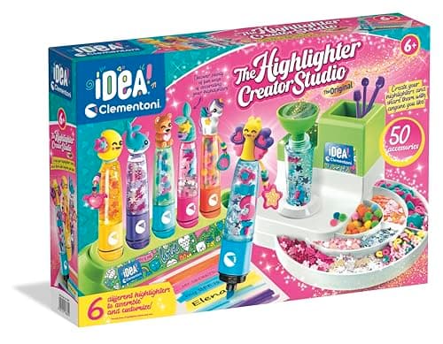 Image of Clementoni- DIY Highlighter Marker Kit: with Filters, Inks & Endless Colours and Accessories (7+ Years)