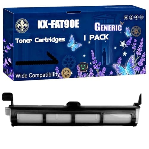 Image of KX-FAT90E Toner Cartridges Compatible for Panasonic KX-FL313 KX-FL323HK Printers, Black High Yield 2000 Pages Printer Accessories (1 Pack Black)