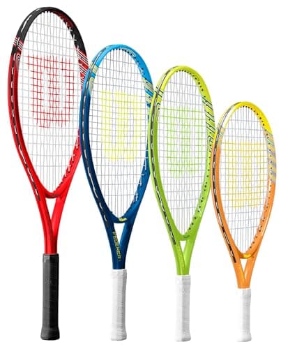 Image of Wilson Federer Junior Tennis Racket Series (19"-25" Age 2-10) inc 3 Tennis Balls (19" (2-4 Year Old))