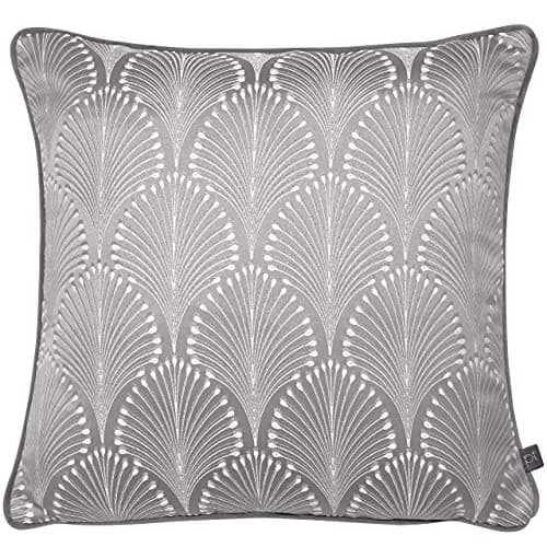 Image of Prestigious Textiles Boudoir Cushion Cover, Polyester, Metallic, Lycra, Chrome