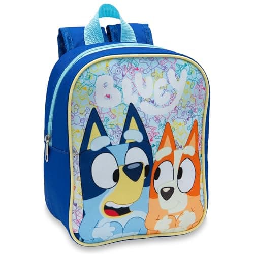 Image of Bluey Kids Backpack Preschool Bag Toddlers Boys & Girls Mini Nursery Rucksack - Ages 1-3 years - Blue