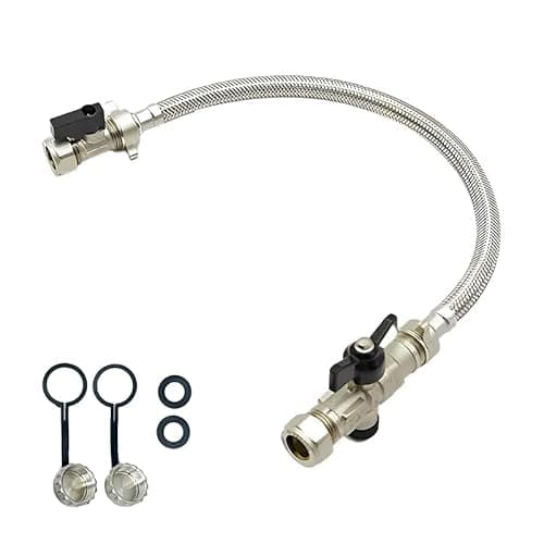 Image of Reeds Part L Filling Loop 15mm – Boiler Filling Loop Kit with Double Check Valve & Isolation Valve – WRAS Approved