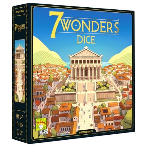 Image of Repos Production Asmodee | 7 Wonders: Dice | Strategy Family Game | Ages 10+ | 3-7 Players | 30 Minutes Playing Time