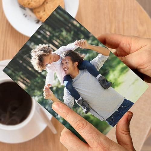 Image of Personalised Photo Upload Greetings Card for Birthday, Mother's Day, Christmas, Anniversary, Valentine, Wedding, Bar/Bat Mitzvah, any occasion (Display Font)