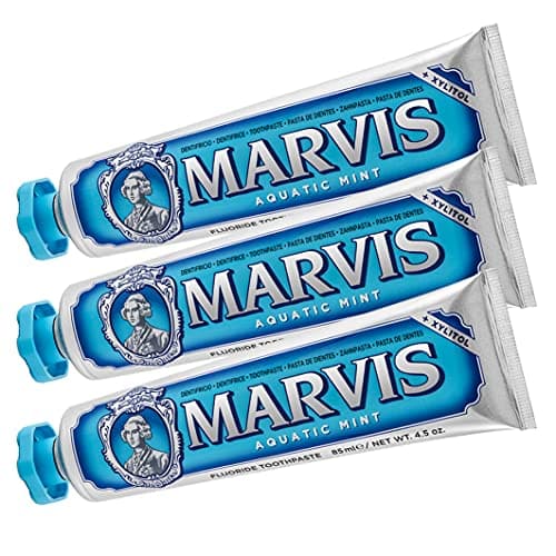 Image of Marvis Toothpaste Aquatic Mint, 3-pack (3x 85ml)